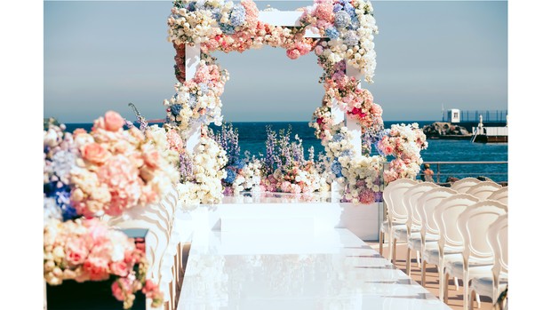 Foto ilustrasi venue pernikahan.