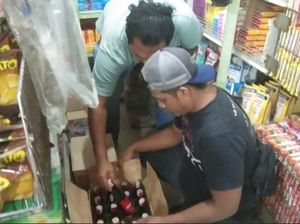 Polres Asahan Sidak Tempat Hiburan Malam-Sita Puluhan Botol Miras