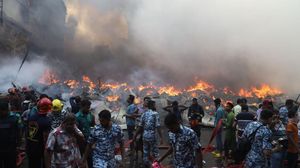 Pasar Baju Murah di Bangladesh Dilalap Si Jago Merah