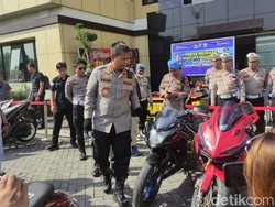 Razia Balap Liar di Sidoarjo, 120 Motor Diamankan
