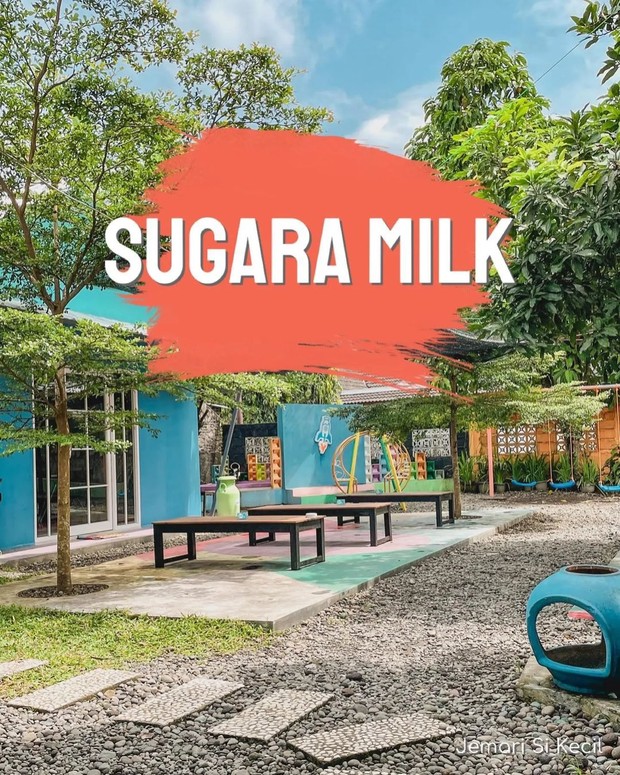 Jika kamu ingin bersantai dengan menikmati manisnya susu segar dan berbagai cemilan yang nikmat, Sugara Milk adalah tempat yang cocok/Foto: instagram.com/sugaramilk