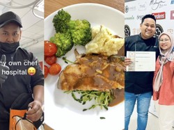 Sweet! Chef Ini Jenguk Istri di RS Sambil Sajikan Makanan Sekelas Hotel