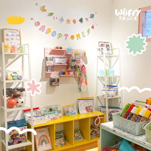 Di Wuffy Space kamu bisa playdate bersama teman dan keluarga karena banyak sekali permainan/Foto: instagram.com/wuffyspace_jogja