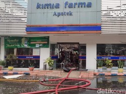 Kebakaran Apotek Kimia Farma Diponegoro Diduga Akibat Korsleting Listrik