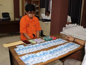 Pengedar Uang Palsu di Lampung Ditangkap, Ngaku Beli Via Online