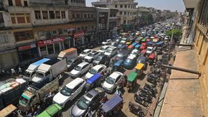 Demo Dokter di India Bikin Jalanan di Rajasthan Macet Total