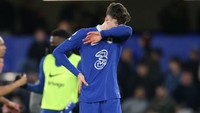 2. Kai Havertz (Chelsea). Situs resmi Premier League menyebutnya 28 kali terjebak offside. Foto: Getty Images/Nigel French/Allstar