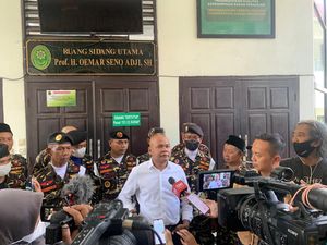 Datangi PN Jaksel, GP Ansor DKI ingin Beri Dukungan ke Keluarga David