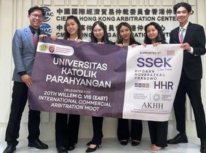 Mahasiswa Hukum Unpar Wakili Indonesia Tembus Semifinal Vis East Moot