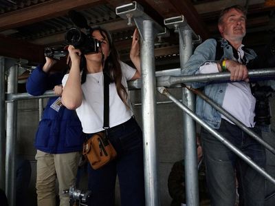 Melihat Kesibukan Media Meliput Sidang Donald Trump