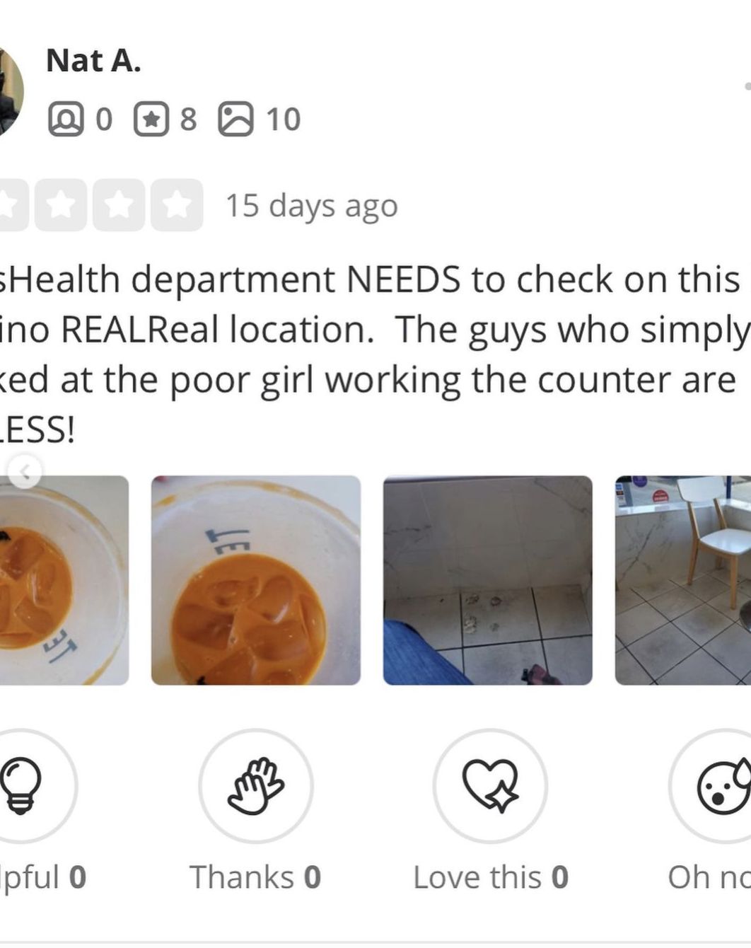 Parah! Pria Ini Sengaja Taruh Serat Kain di Minuman untuk Beri Ulasan Jelek