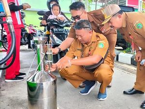 Disperindag Tabanan Sidak 6 SPBU di Sepanjang Jalur Mudik Disperindag Tabanan Sidak 6 SPBU di Sepanjang Jalur Mudik