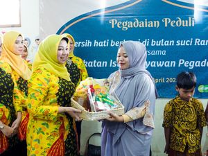 Ikatan Istri Karyawan Pegadaian Tebar Bantuan Sosial ke Panti Asuhan