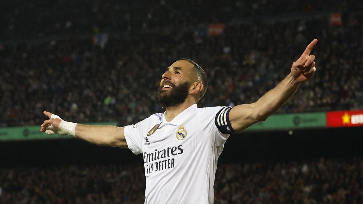 Karim Benzema mencetak tujuh gol dalam lima pertandingan terakhir. (Foto: REUTERS/ALBERT GEA)