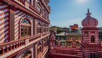 Mengagumi Uniknya Arsitektur Masjid Merah di Kolombo