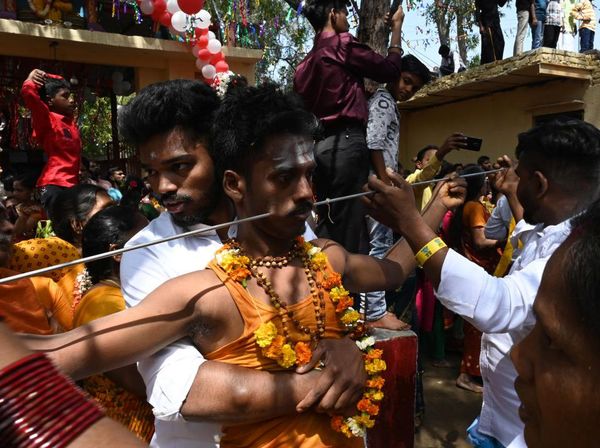 Mengerikan! Begini Prosesi Festival Keagamaan Panguni Uthiram di Mumbai