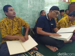Khusyuknya Disabilitas Netra Tadarus Quran Braille di Penganthi Temanggung
