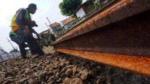 Penampakan Rel Rusak yang Kini Sudah Diganti Jelang Mudik