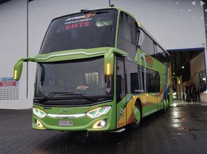 PO Gunung Harta Rilis 5 Bus Tingkat Mewah Baru, Pakai Sasis Volvo B11R PO Gunung Harta Rilis 5 Bus Tingkat Mewah Baru, Pakai Sasis Volvo B11R