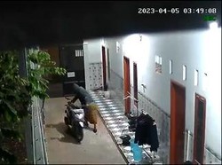 Anak Kos Patut Waspada! Maling Motor Bersarung Gentayangan di Kota Pasuruan