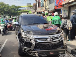 Pajero Tabrak Livina-Fortuner di Depok Sempat Coba Kabur dan Tabrakkan Diri