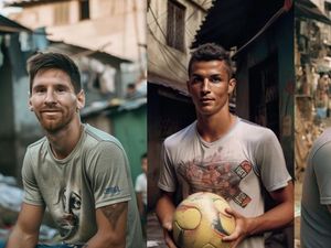 Potret Ronaldo, Messi hingga Elon Musk Bila Jadi Orang Kampung Miskin