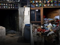 Before-After Lansia di Jakut yang Tinggal di Rumah Penuh Sampah