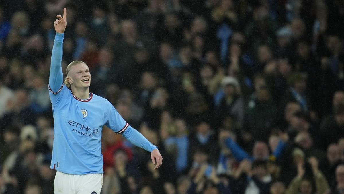 Erling Haaland akan comeback memperkuat Manchester City saat menyambangi Southampton. (Foto: AP/Jon Super)