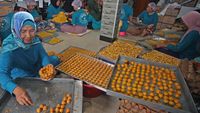 Geliat Industri Kue Kering Jelang Lebaran