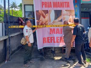 Satpol PP Bogor Segel Sejumlah Panti Pijat Buka Saat Puasa