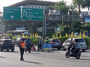 Long Weekend, Lalu Lintas Menuju Kawasan Puncak Bogor Ramai Lancar