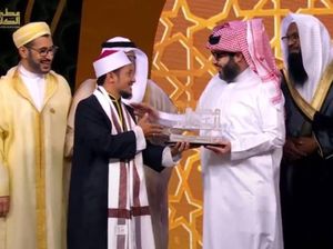 Selamat! Pria Aceh Bikin Juri Nangis Raih Juara 2 Lomba Azan di Arab