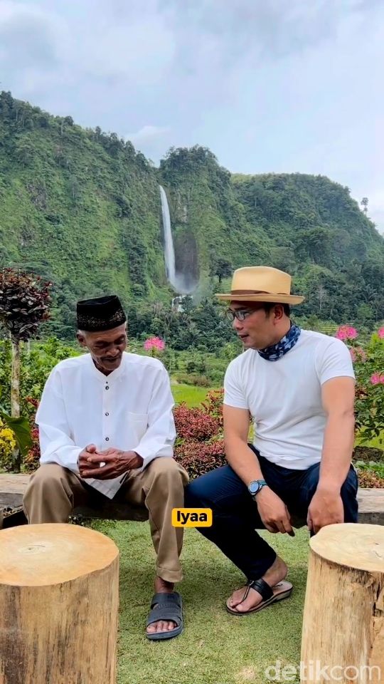 Ridwan Kamil dan Abah Jajang.