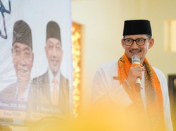 Senyum Sandiaga Tanggapi Isu Kembali Duet dengan Anies di Pilpres 2024
