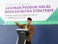 Waket MPR Yandri Susanto Dorong UMK Kantongi Sertifikat Halal Gratis