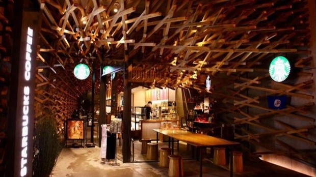 Bagian dalam Starbucks Dazaifu/Foto: Instagram.com/starbucks_j Gerai Starbucks paling indah di Asia