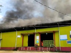 Gudang Reparasi Tabung Gas LPG di Ciamis Terbakar