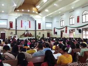 Jemaat Antusias Rayakan Minggu Paskah di Deli Serdang