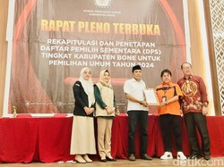 Pemilih Sementara Pemilu 2024 di Bone Meningkat Jadi 593.590 Orang