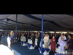 Para Pejabat Joget Ojo Dibandingke di HUT TNI AU, Termasuk Mega dan Prabowo