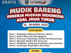 Info Rek! Pemprov Jatim Buka Mudik Gratis untuk Pekerja Migran