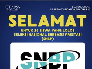 Prestasi Siswa SMA Unggulan CT Arsa: Allin Diterima di 7 Kampus LN, 26 Lolos SNBP Prestasi Siswa SMA Unggulan CT Arsa: Allin Diterima di 7 Kampus LN, 26 Lolos SNBP
