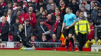 Arsenal unggul duluan lewat Gabriel Martinelli di menit ke-8. 