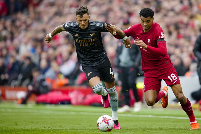 Pertandingan Liverpool vs Arsenal berlangsung di Anfield, Minggu (9/4/2023) malam. Kedua tim menyudahi pertandingan dengan skor 2-2.