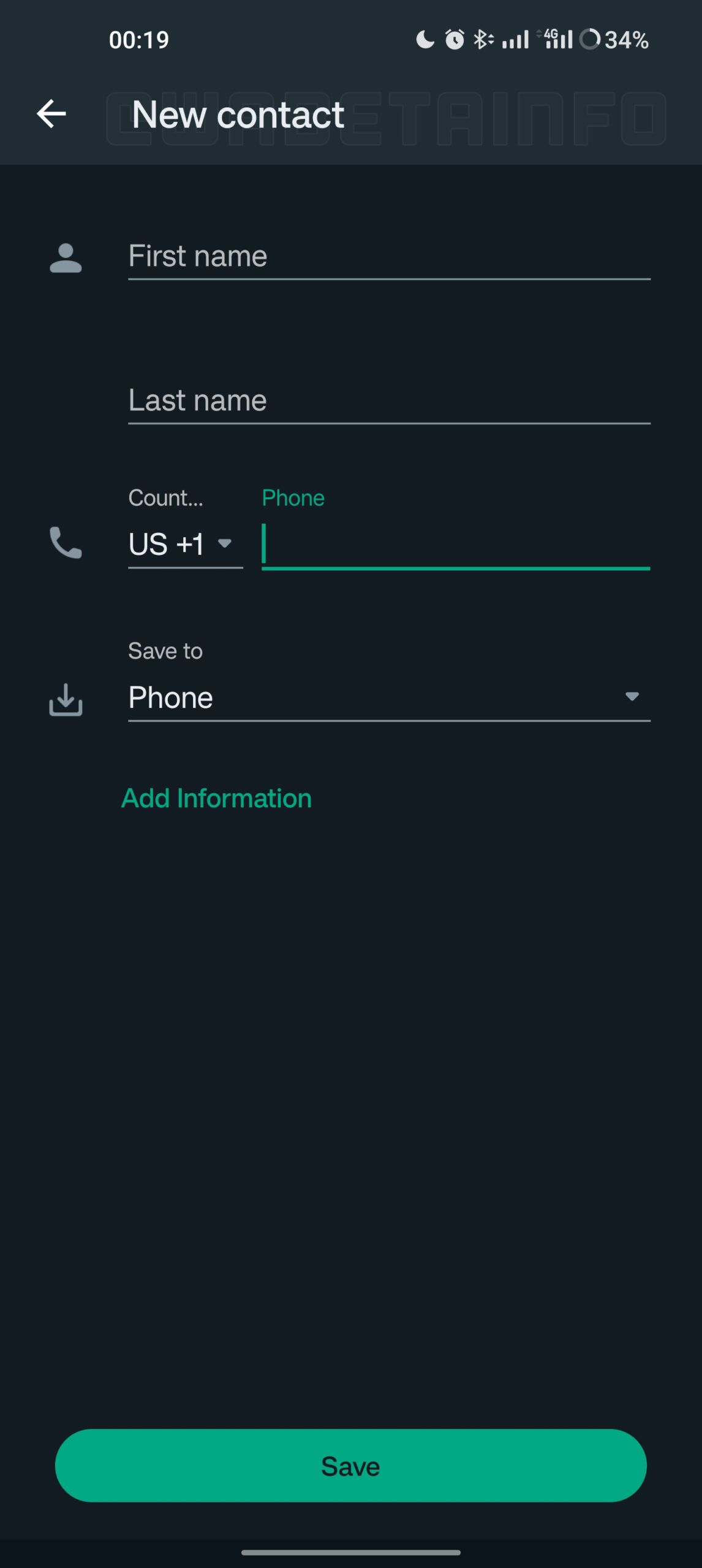 Fitur baru WhatsApp untuk tambahkan kontak langsung dari aplikasi