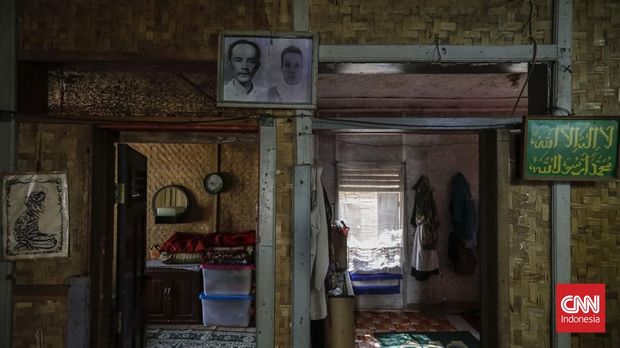 Bekas rumah tinggal Cut Nyak Dien, saat diasingkan di Sumedang, Kamis, 23 Maret 2023. (CNN Indonesia/Adhi Wicaksono)