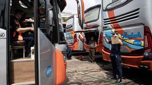 Jelang Mudik, Bus AKAP di Palembang Diperiksa Kelaikannya