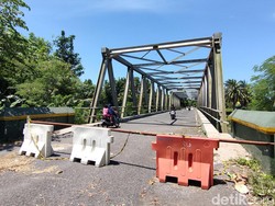 Jembatan Glagah Rusak, Jalur Mudik Via JJLS Kulon Progo Dialihkan