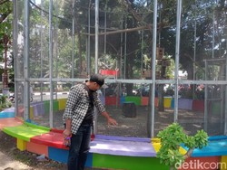 Maling Gondol Puluhan Ekor Burung Koleksi Sangkar Raksasa Alun-alun Lamongan
