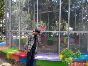 Maling Gondol Puluhan Ekor Burung Koleksi Sangkar Raksasa Alun-alun Lamongan Maling Gondol Puluhan Ekor Burung Koleksi Sangkar Raksasa Alun-alun Lamongan